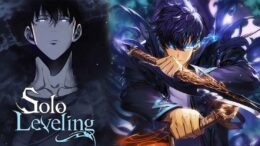 Sung Jin-woo on the cover of Solo Leveling